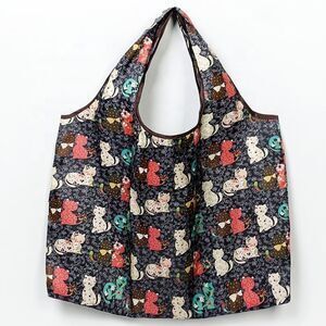 Colorful Cat Print Tote Bag